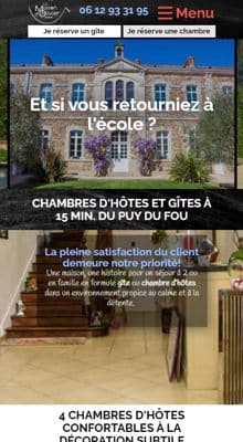 Site web responsive de conciergerie Homeservices972