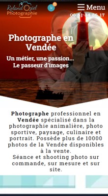 Site web responsive de conciergerie Homeservices972